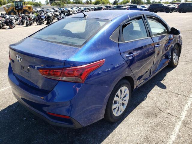 Photo 4 from auction – 2020 HYUNDAI ACCENT SE with VIN 3KPC24A64LE115651