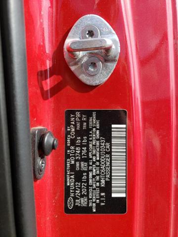 Photo 10 from auction – 2013 HYUNDAI VELOSTER with VIN KMHTC6AD0DU103437