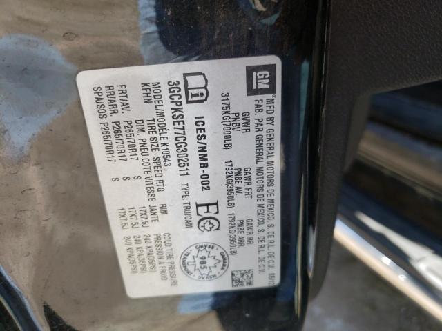 Photo 10 from auction – 2012 CHEVROLET SILVERADO with VIN 3GCPKSE77CG302511
