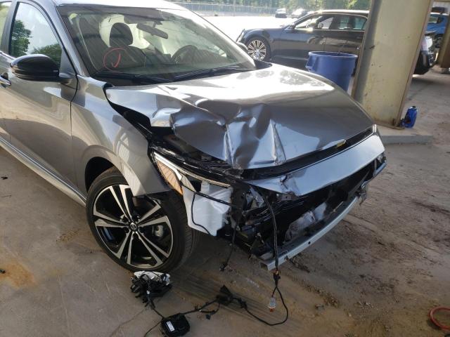 Photo 9 from auction – 2022 NISSAN SENTRA SR with VIN 3N1AB8DV4NY263448