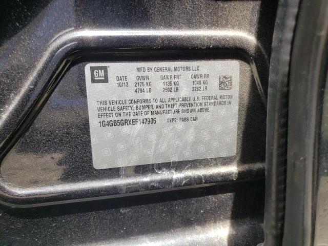Photo 10 from auction – 2014 BUICK LACROSSE with VIN 1G4GB5GRXEF147906
