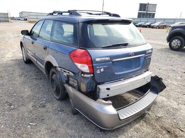 Photo 3 from auction – 2008 SUBARU OUTBACK 2. with VIN 4S4BP61C987336034