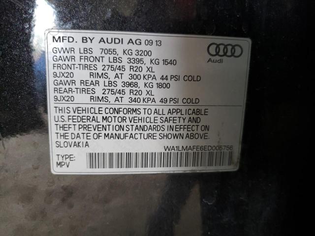 Zdjęcie 10 z aukcji – 2014 AUDI Q7 PREMIUM z VIN WA1LMAFE6ED005756