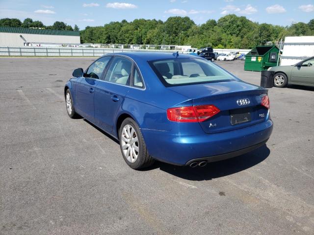 Photo 3 from auction – 2009 AUDI A4 PREMIUM with VIN WAUSF78K79N036769