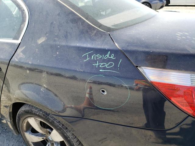 Photo 9 from auction – 2007 BMW 530 I with VIN WBANE735X7CM58951