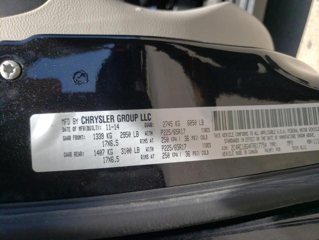 Photo 10 from auction – 2015 CHRYSLER TOWN & COU with VIN 2C4RC1BG4FR617754