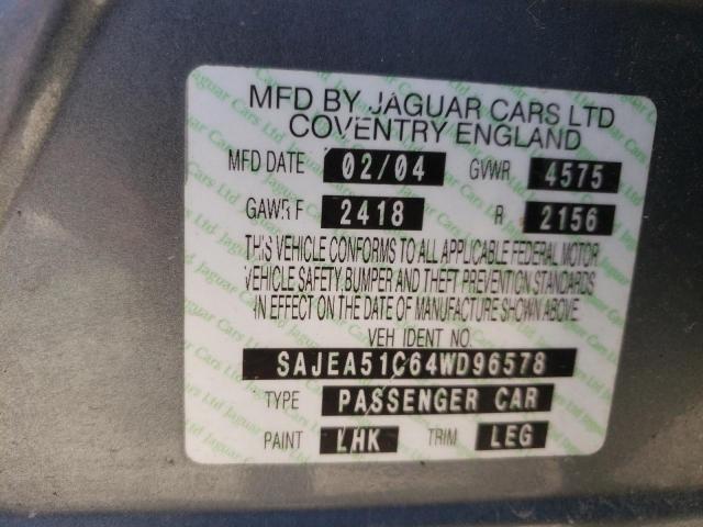 Foto 10 de la subasta – 2004 JAGUAR X-TYPE 3.0 con VIN SAJEA51C64WD96578