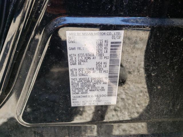 Photo 10 from auction – 2018 NISSAN PATHFINDER with VIN 5N1DR2MN9JC636100