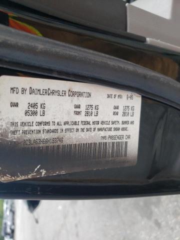 Photo 10 from auction – 2006 CHRYSLER 300C with VIN 2C3LA63H66H193746