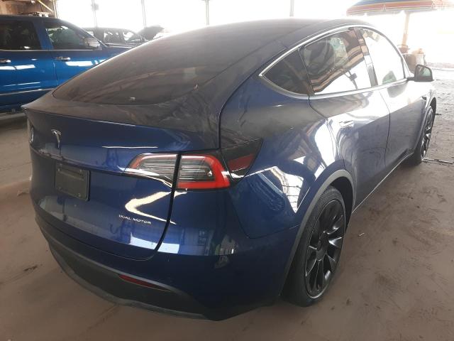 Photo 4 from auction – 2021 TESLA MODEL Y with VIN 5YJYGDEE7MF089163