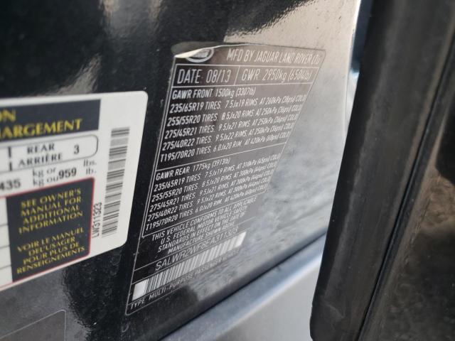 Photo 10 from auction – 2014 LAND ROVER RANGE ROVE with VIN SALWR2WF8EA311323