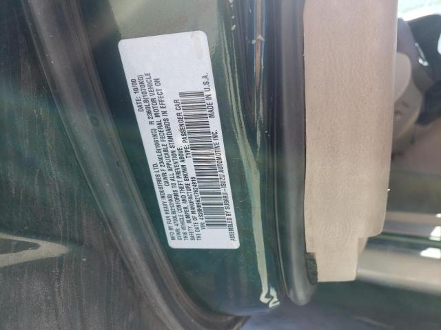 Photo 10 from auction – 2001 SUBARU OUTBACK with VIN 4S3BH896217624916