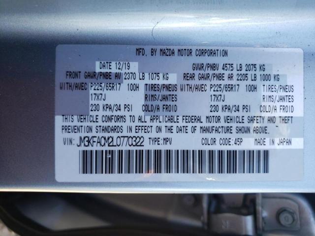 Photo 10 from auction – 2020 MAZDA CX-5 TOURI with VIN JM3KFACM2L0770322