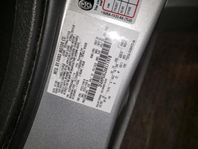 Photo 10 from auction – 2010 FORD FUSION SEL with VIN 3FAHP0JG2AR171978