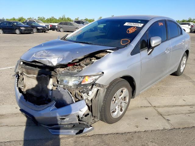 Photo 2 from auction – 2015 HONDA CIVIC LX with VIN 2HGFB2F50FH518571