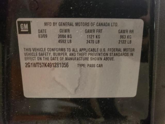 Photo 10 from auction – 2009 CHEVROLET IMPALA 1LT with VIN 2G1WT57K491281056