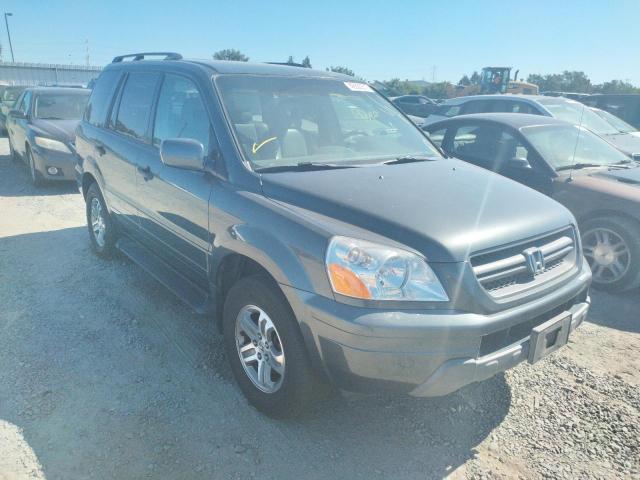 HONDA PILOT EXL 2004 with VIN 2HKYF18544H588100 - Photo from auction