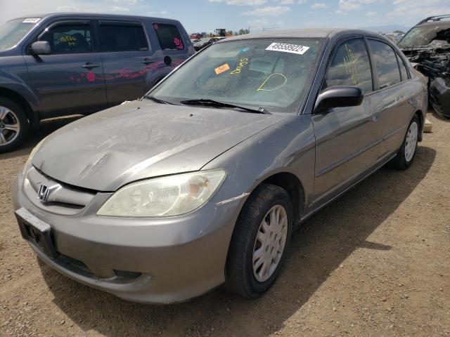 Photo 2 from auction – 2005 HONDA CIVIC LX with VIN 2HGES16585H587237