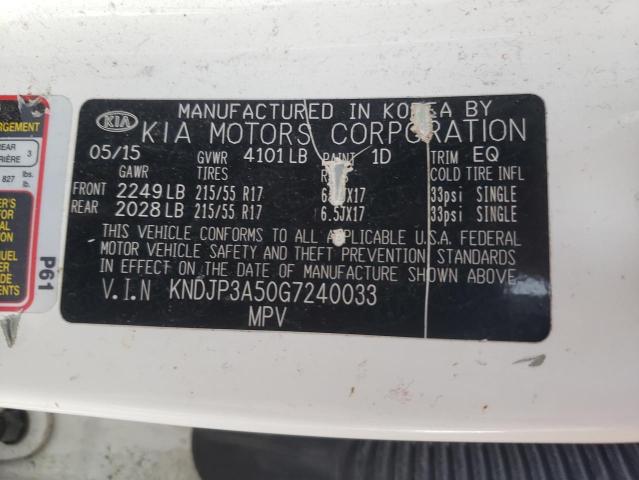 Photo 10 from auction – 2016 KIA SOUL + with VIN KNDJP3A50G7240033