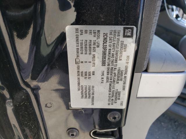 Photo 10 from auction – 2008 CHEVROLET EQUINOX LT with VIN 2CNDL33F586053883