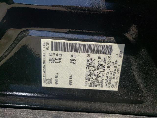 Photo 10 from auction – 2018 NISSAN MAXIMA 3.5 with VIN 1N4AA6AP7JC389239