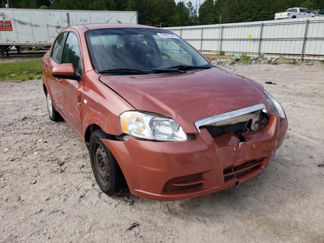CHEVROLET AVEO BASE 2008 with VIN KL1TD56608B114386 - Photo from auction