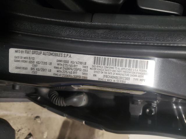 Photo 10 from auction – 2014 FIAT 500L TREKK with VIN ZFBCFADH8EZ012369