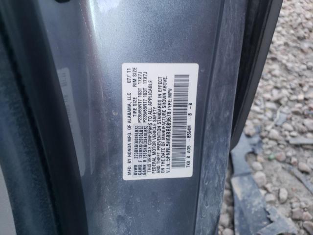 Photo 10 from auction – 2011 HONDA ODYSSEY EX with VIN 5FNRL5H68BB089678