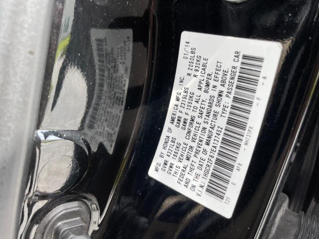 Photo 10 from auction – 2014 HONDA ACCORD EXL with VIN 1HGCR2F87EA137452