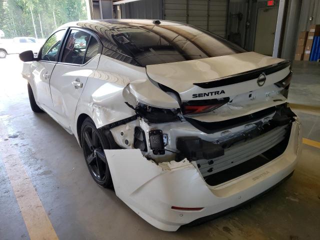 Photo 3 from auction – 2022 NISSAN SENTRA SR with VIN 3N1AB8DV7NY226832
