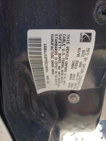 Zdjęcie 10 z aukcji – 2005 SATURN ION LEVEL z VIN 1G8AJ52F35Z145241
