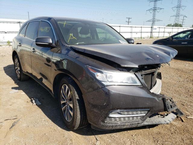 ACURA MDX TECHNO 2015 with VIN 5FRYD4H63FB017018 - Photo from auction