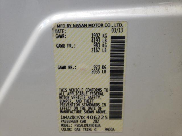 Photo 10 from auction – 2013 NISSAN LEAF S with VIN 1N4AZ0CP7DC406225