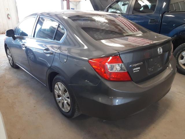 Photo 3 from auction – 2012 HONDA CIVIC LX with VIN 2HGFB2F50CH599678