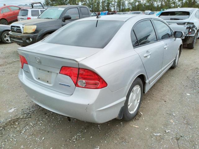 Photo 4 from auction – 2008 HONDA CIVIC HYBR with VIN JHMFA36288S017841