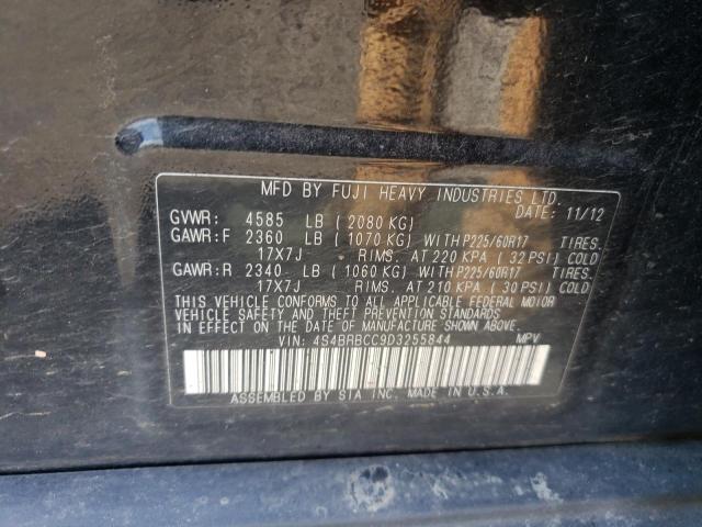 Photo 10 from auction – 2013 SUBARU OUTBACK 2. with VIN 4S4BRBCC9D3255844