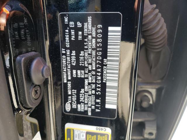 Photo 10 from auction – 2013 KIA OPTIMA LX with VIN 5XXGM4A77DG158099