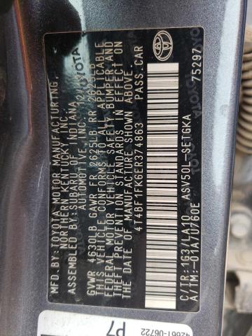 Photo 10 from auction – 2014 TOYOTA CAMRY L with VIN 4T4BF1FK6ER374863