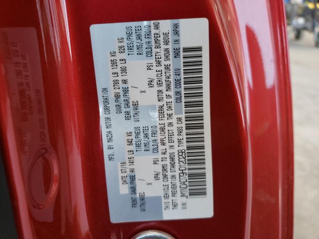 Photo 10 from auction – 2017 MAZDA MX-5 MIATA with VIN JM1NDAD79H0120298