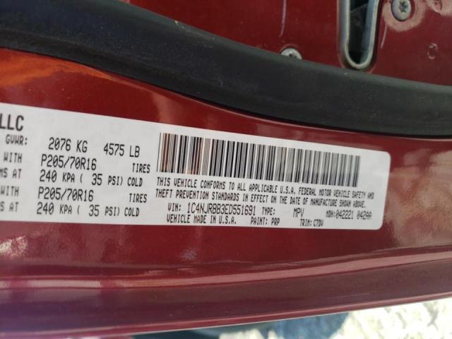 Photo 10 from auction – 2014 JEEP PATRIOT SP with VIN 1C4NJRBB3ED551691