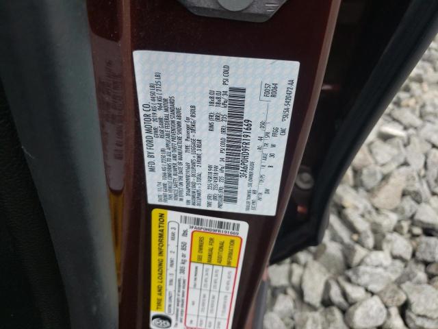Photo 10 from auction – 2015 FORD FUSION SE with VIN 3FA6P0HD9FR191669