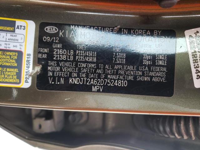 Photo 10 from auction – 2013 KIA SOUL + with VIN KNDJT2A62D7524810