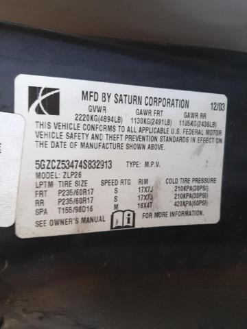 Photo 10 from auction – 2004 SATURN VUE with VIN 5GZCZ53474S832913