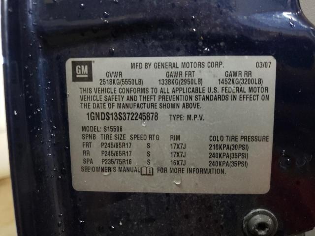 Photo 10 from auction – 2007 CHEVROLET TRAILBLAZE with VIN 1GNDS13S372245878