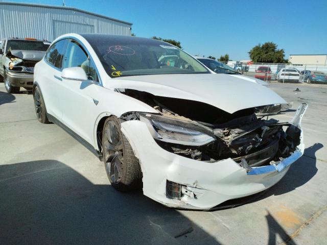TESLA MODEL X 2017 with VIN 5YJXCAE22HF041149 - Photo from auction