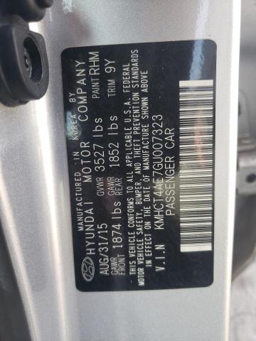 Photo 10 from auction – 2016 HYUNDAI ACCENT SE with VIN KMHCT4AE7GU007323