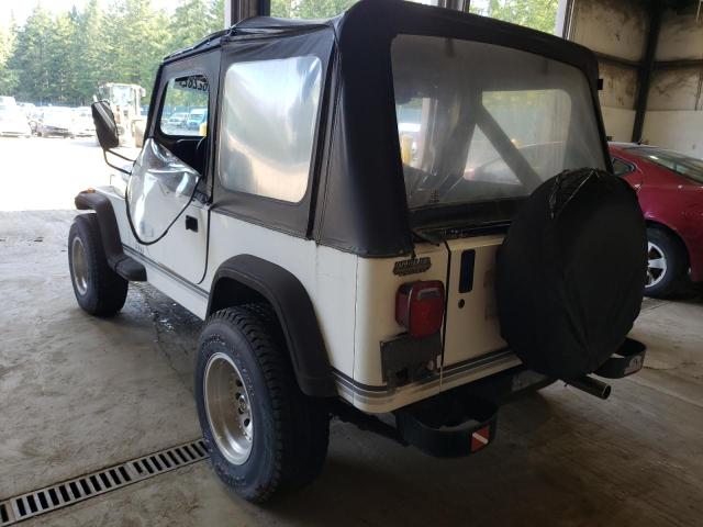 Photo 3 from auction – 1987 JEEP WRANGLER S with VIN 2BCCV81K8HB521766
