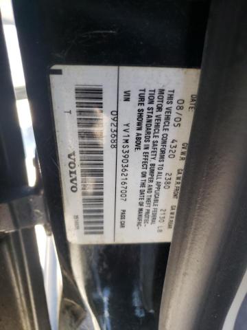 Photo 10 from auction – 2006 VOLVO S40 2.4I with VIN YV1MS390362167007