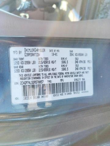 Photo 10 from auction – 2002 CHRYSLER TOWN & COU with VIN 2C4GP74L52R570057