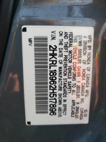 Photo 10 from auction – 2002 HONDA ODYSSEY EX with VIN 2HKRL18962H517896